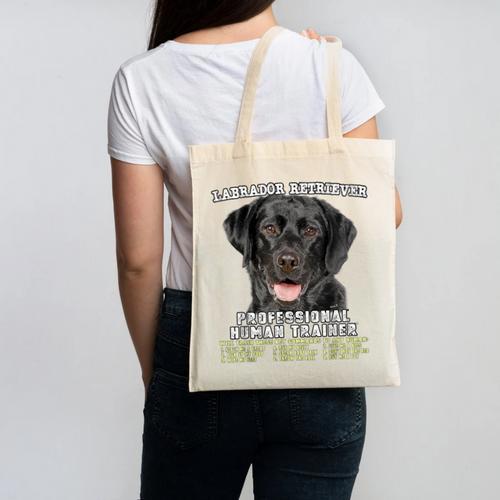 Labrador Retriever Lab Professional Human Trainer Canvas Tote Bag - Bostonterriersmerch.com DE