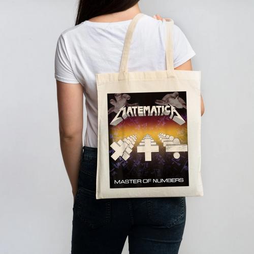 Matematica Master Of Numbers Math Teachers Puppets Parody Canvas Tote Bag - teacherstshirts.com AU
