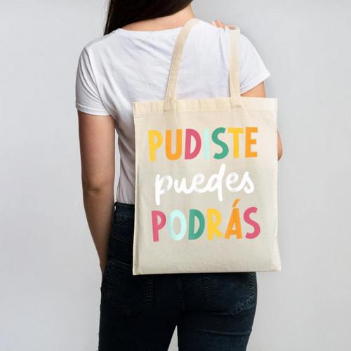Multilingual Hispanic Heritage Spanish Teacher Maestra Canvas Tote Bag - teacherstshirts.com