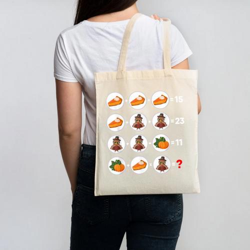 Order Of Operations Math Quiz Game Teacher Thanksgiving Canvas Tote Bag - teacherstshirts.com DE
