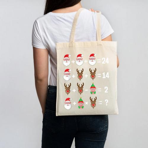 Order Of Operations Math Teacher Christmas Canvas Tote Bag - teacherstshirts.com