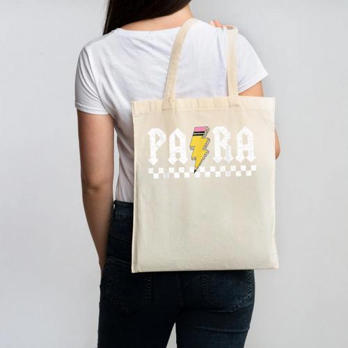 Para Squad Paraprofessional Para Teacher Canvas Tote Bag - teacherstshirts.com