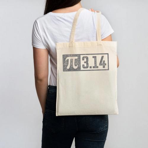 Pi Shirt For Teacher Vintage 314 Pi Digits Happy Pi Day Canvas Tote Bag - teacherstshirts.com