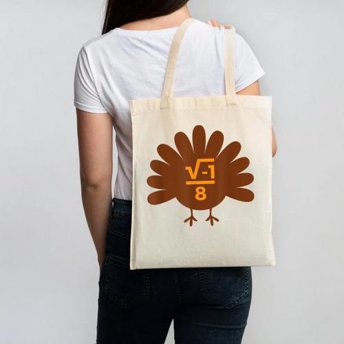 Thanksgiving Math Teacher Math Symbol Men Women Girls Kids Canvas Tote Bag - teacherstshirts.com DE