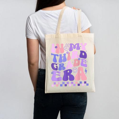 In My Third Grade Era 3rd Grade Teacher Student Boy Girl Canvas Tote Bag - teacherstshirts.com UK