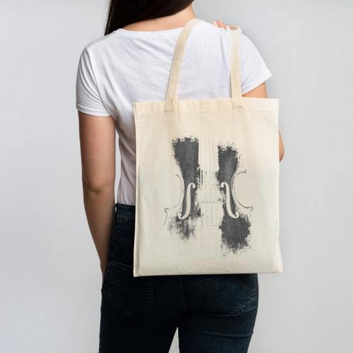 Violin Player Instrument Music Teacher Musical Violinist Canvas Tote Bag - teacherstshirts.com AU