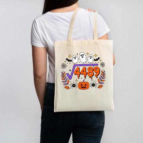 67 Meme Square Root 4489 Teen Six Seven Slang Math Teacher Canvas Tote Bag - teacherstshirts.com AU