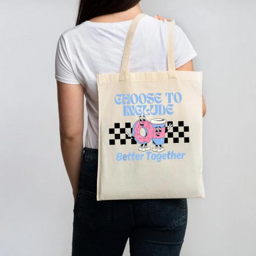 Choose To Include Special Education Teacher Autism Awareness Canvas Tote Bag - teacherstshirts.com UK