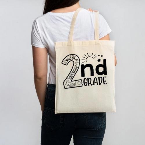 Hello On To 2nd Grade Teachers Boys And Team Secound Grade Canvas Tote Bag - teacherstshirts.com DE