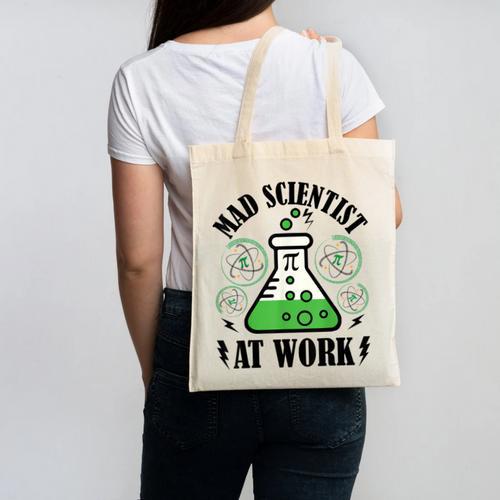 Mad Scientist Science Teacher Halloween Costume Teen Girls Canvas Tote Bag - teacherstshirts.com UK