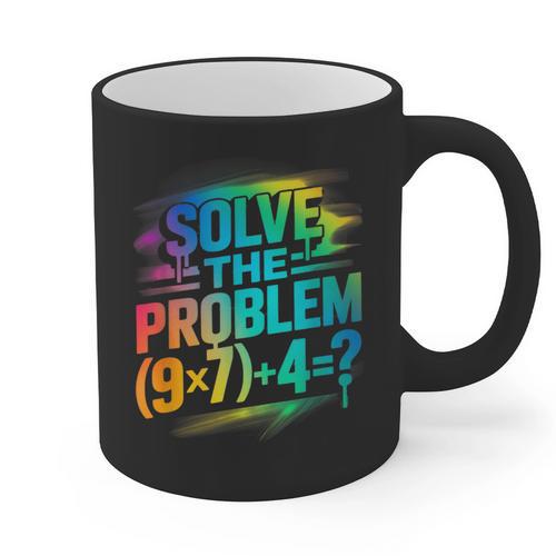 67 Meme PEMDAS Elementary Math Teacher Six Seven Graphic Print Coffee Mug - teacherstshirts.com