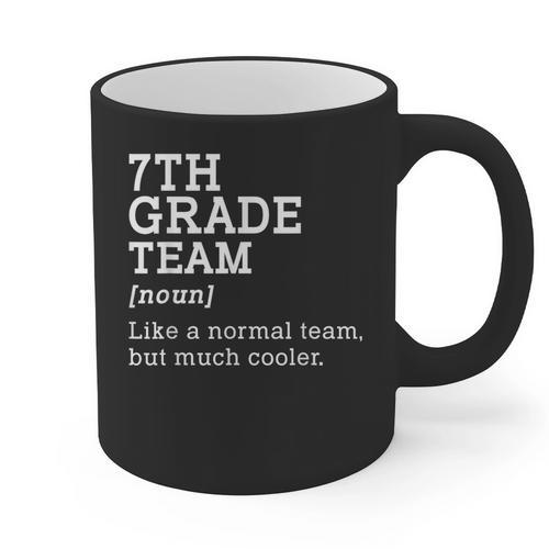 7th Grade Team Back To School Teacher Seventh Grade Team Graphic Print Coffee Mug - teacherstshirts.com