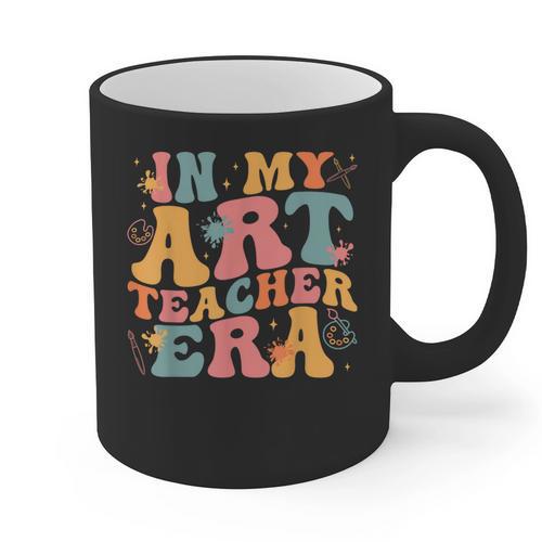 In My Art Teacher Era Artists First Day Of School Women Graphic Print Coffee Mug - teacherstshirts.com
