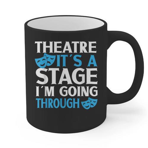 Theater Teacher Drama Teacher Theater Nerd Actor Men Women Kids Graphic Print Coffee Mug - teacherstshirts.com DE