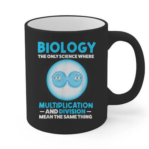 Biology Facts Science Teacher Student Biologist Graphic Print Coffee Mug - teacherstshirts.com
