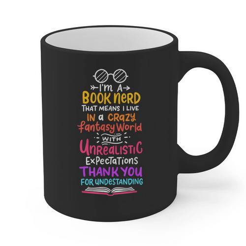 Books Reading English Teacher Student For Men Women Kids Graphic Print Coffee Mug - teacherstshirts.com UK