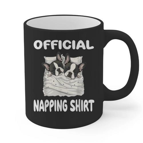 Boston Terrier Dog Official Sleepshirt Pajamas Nightgown For Men Women Kids Graphic Print Coffee Mug - Bostonterriersmerch.com