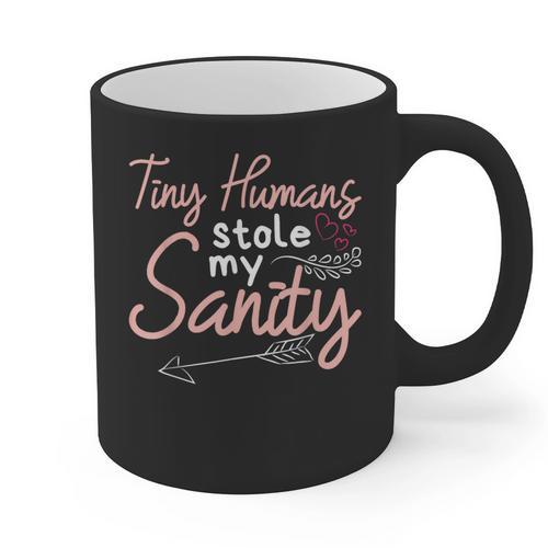 Childcare Provider Daycare Teacher Stole My Sanity Graphic Print Coffee Mug - teacherstshirts.com UK
