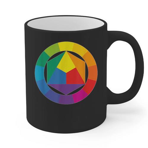 Color Wheel Palette Shirt Artist Painter Art Teacher Tshirt Graphic Print Coffee Mug - teacherstshirts.com