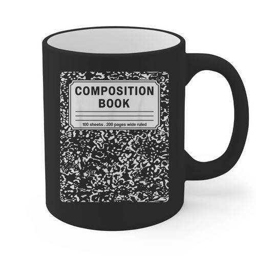 Composition Book Notebook Teachers Matching Group Halloween Graphic Print Coffee Mug - teacherstshirts.com