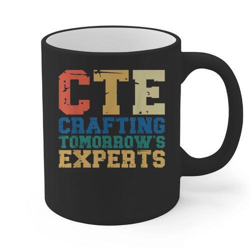 CTE Teacher Education Career Technical Graphic Print Coffee Mug - teacherstshirts.com CA