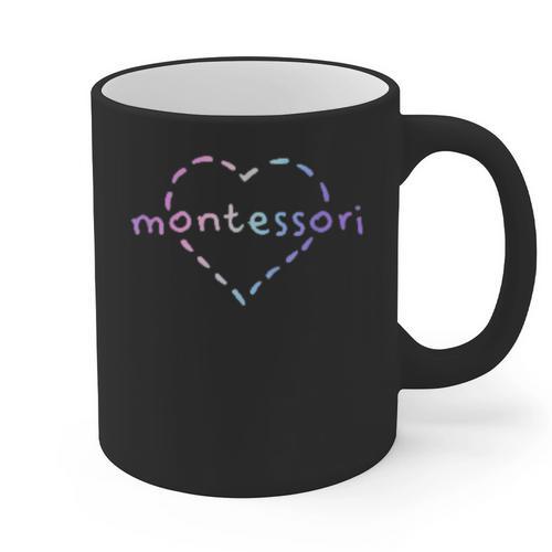 Cute Montessori For Teachers Kids & Moms Graphic Print Coffee Mug - teacherstshirts.com AU