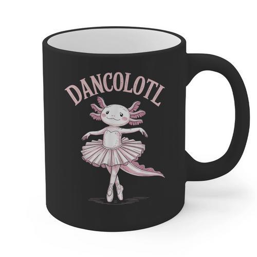 Dancolotl Ballerina Axolotl Ballet Dance Teacher Graphic Print Coffee Mug - teacherstshirts.com UK