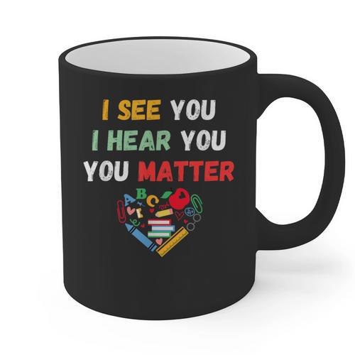 Emotional Intelligence Quote For School Counselor Teacher Graphic Print Coffee Mug - teacherstshirts.com DE