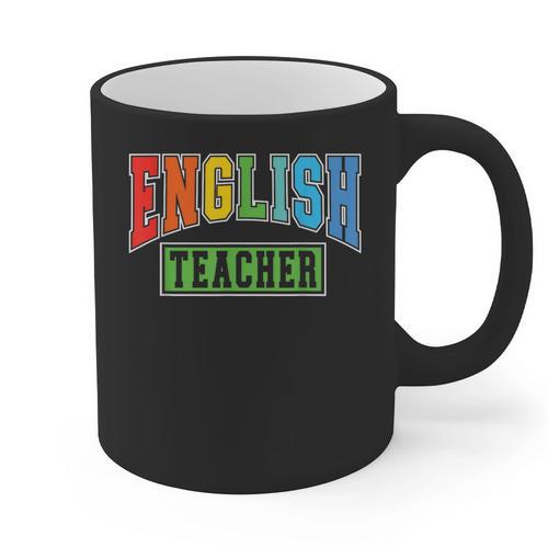 English Teacher Men Women Grammar Class English Teacher Graphic Print Coffee Mug - teacherstshirts.com UK