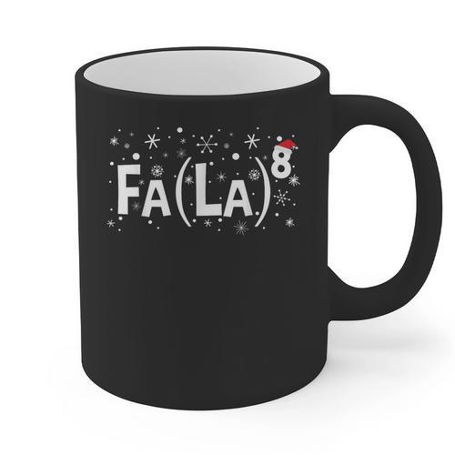 Fa La 8 Shirt Math Teacher Christmas Graphic Print Coffee Mug - teacherstshirts.com