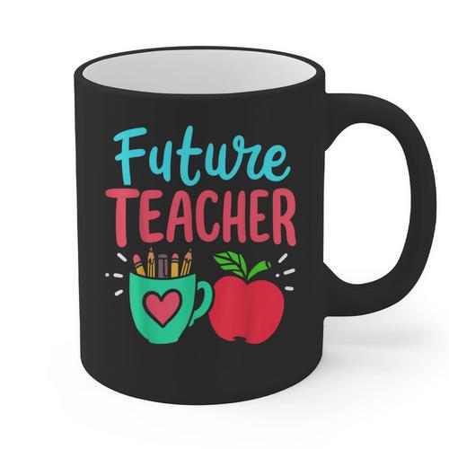 Future Teacher Education Student Graphic Print Coffee Mug - teacherstshirts.com
