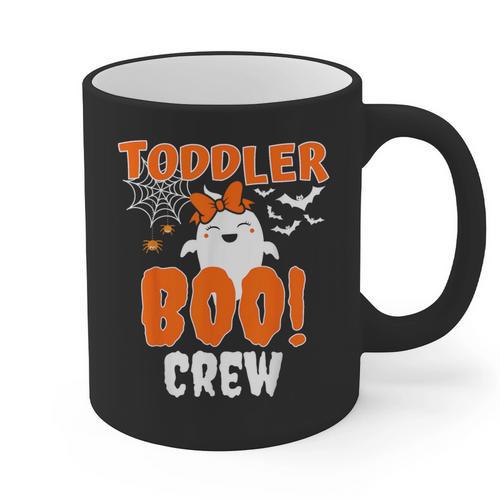 Girl Toddler Boo Crew Daycare Teacher Halloween Party Graphic Print Coffee Mug - teacherstshirts.com AU