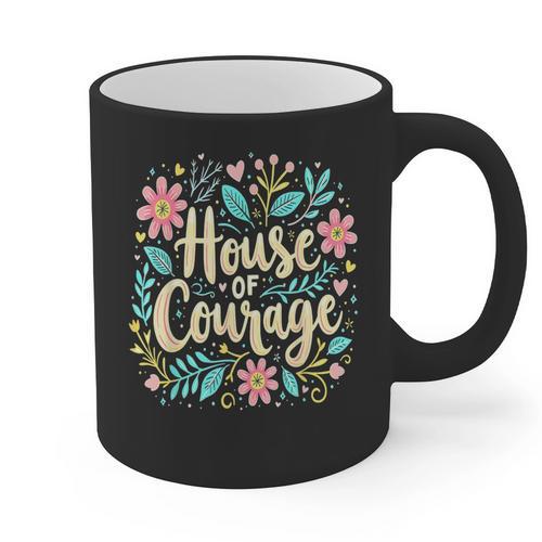 House Of Courage Flowers RCA School Teacher Student Tee Graphic Print Coffee Mug - teacherstshirts.com
