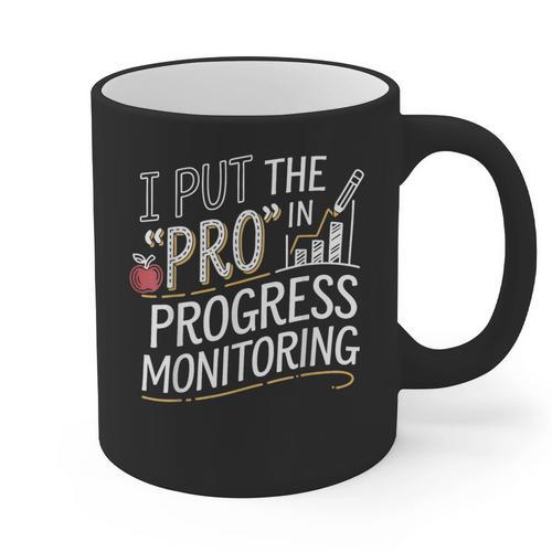 Intervention Teacher Progress Monitoring Intervention Graphic Print Coffee Mug - teacherstshirts.com