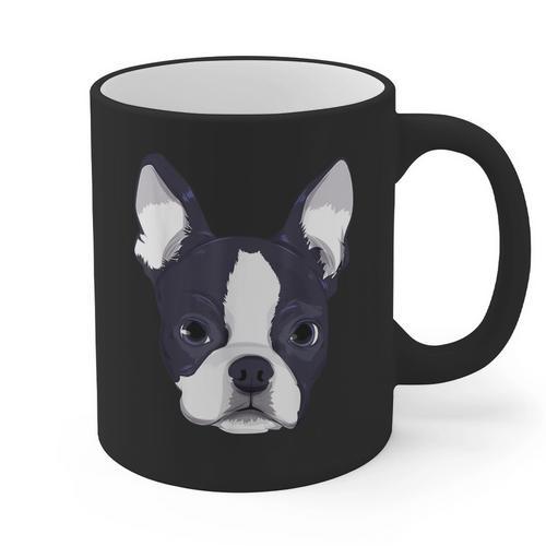 Kids Boston Terrier Dog For Women And Girls Graphic Print Coffee Mug - Bostonterriersmerch.com