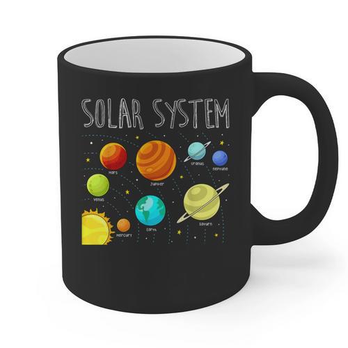 Kids Solar Systems Cute Planets Space Science Teacher School Graphic Print Coffee Mug - teacherstshirts.com