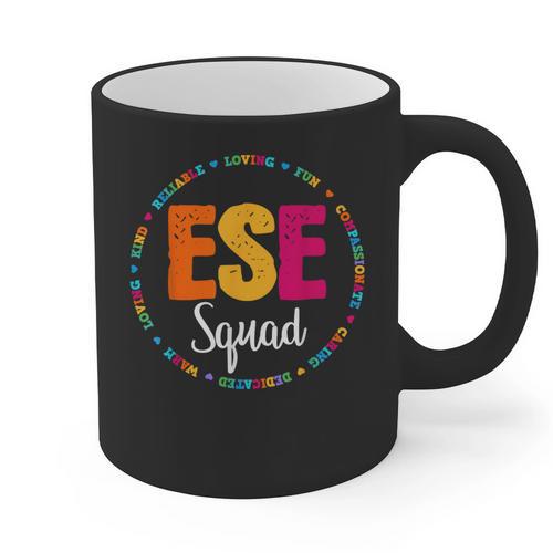 Matching ESE Squad First Last Day Team Teacher Student Tribe Graphic Print Coffee Mug - teacherstshirts.com UK