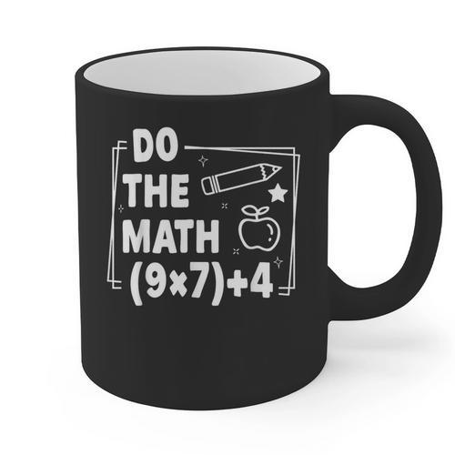 Do The Math 67 Meme PEMDAS Elementary Teacher Joke Graphic Print Coffee Mug - teacherstshirts.com