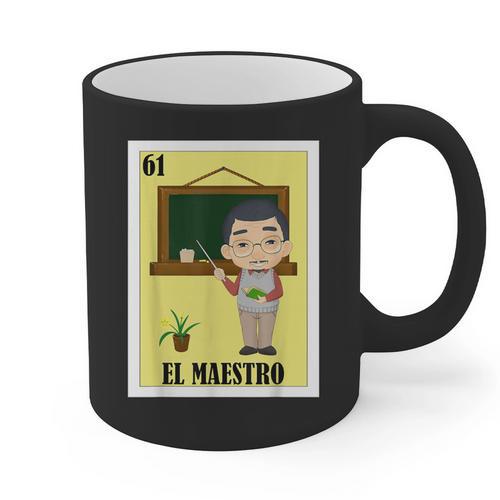 Mexican For Teachers El Maestro Graphic Print Coffee Mug - teacherstshirts.com