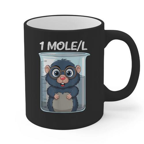 Mole Chemistry Chemist Student Science Teacher Graphic Print Coffee Mug - teacherstshirts.com UK