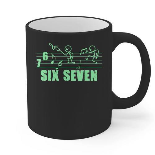Musical 67 Music Meme Slang Six Seven Music Teacher Graphic Print Coffee Mug - teacherstshirts.com AU