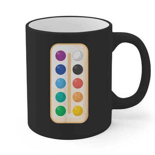 Paint Palette ArtSet Halloween Costume For Teachers Students For Men Women Kids Graphic Print Coffee Mug - teacherstshirts.com CA
