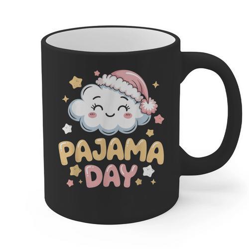 Pajama Day School Spirit Week Fun Cloud Teacher Graphic Print Coffee Mug - teacherstshirts.com UK