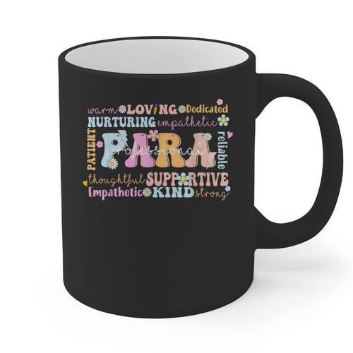 Paraprofessional Back To School Paraeducator Para Teacher Graphic Print Coffee Mug - teacherstshirts.com