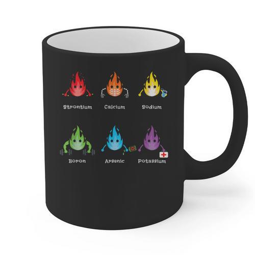 Periodic Elements Chemistry Lovers Science Teacher Graphic Print Coffee Mug - teacherstshirts.com AU