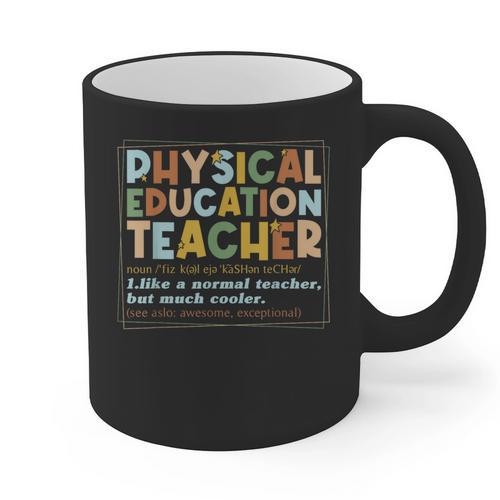 Physical Education Teacher In My PE Teacher Era For Men Women Kids Graphic Print Coffee Mug - teacherstshirts.com UK