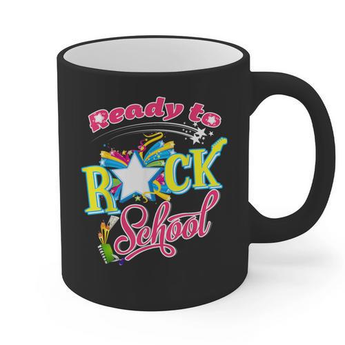 Ready To Rock School Shirt Students And Teachers Graphic Print Coffee Mug - teacherstshirts.com