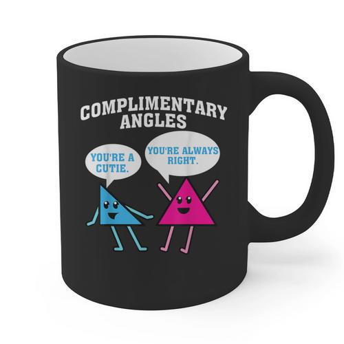 Right Acute Triangle Math Teacher Cool Geometry Graphic Print Coffee Mug - teacherstshirts.com