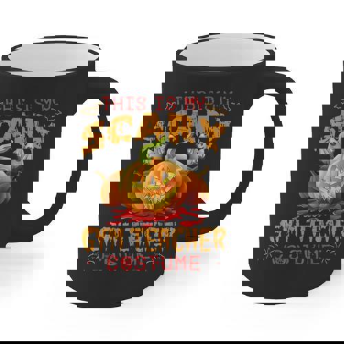 This Is My Scary Gym Teacher Costume Pumpkin Halloween Men Women Graphic Print Coffee Mug - teacherstshirts.com