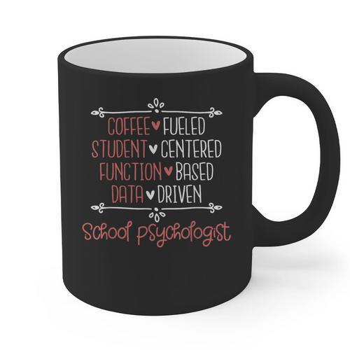 School Psychologist Coffee Student Teacher Psychology Men Women Graphic Print Coffee Mug - teacherstshirts.com UK